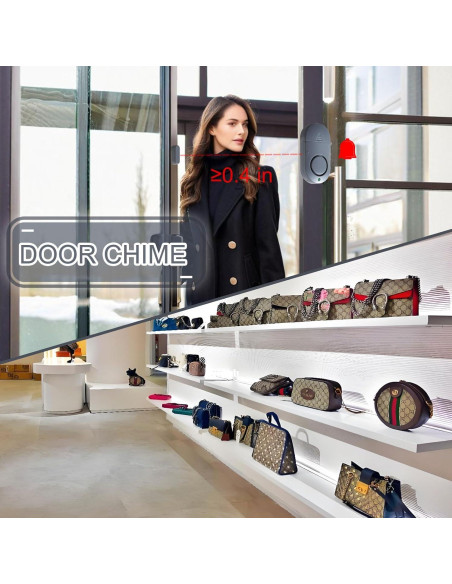 Alarmas de Seguridad para Ventanas y Puertas Rinetiy 120DB - Paquete de 10