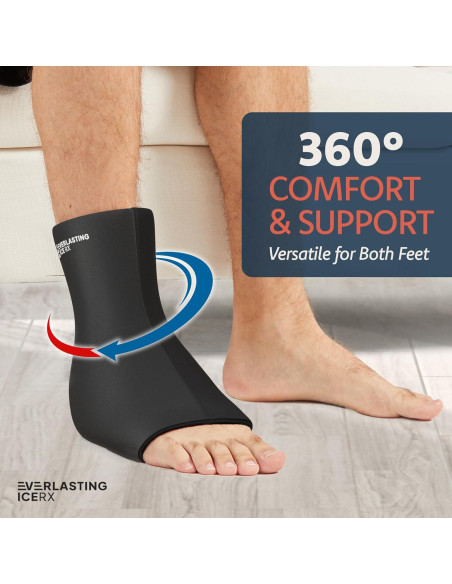 Funda de Hielo Reutilizable para Tobillo Everlasting Ice Rx - Alivio de Dolor y Hinchazón