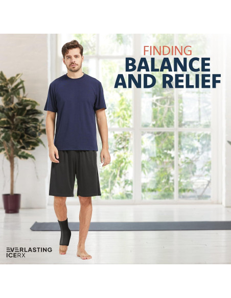 Funda de Hielo Reutilizable para Tobillo Everlasting Ice Rx - Alivio de Dolor y Hinchazón