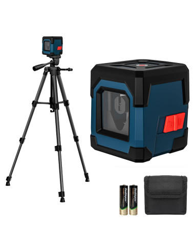 Nivel Láser RockSeed Autonivelación Verde con Trípode 119 cm