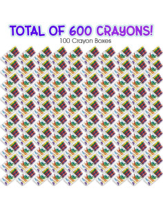 Crayones a Granel ArtCreativity 100 Paquetes 600 Crayones 2