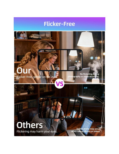 Bombilla LED iLC 12W RGB Control Remoto 2700K Paquete de 2