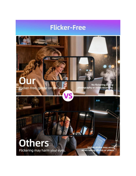 Bombilla LED iLC 12W RGB Control Remoto 2700K Paquete de 2