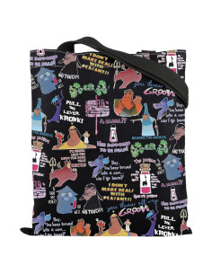 Bolsa de Mano de Lona Kuzco Cartoon 37.8x34.8cm Reutilizable