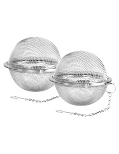 Coladores de té de acero inoxidable Fu Store - 2 piezas 6.86 cm