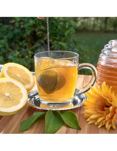 Coladores de té de acero inoxidable Fu Store - 2 piezas 6.86 cm