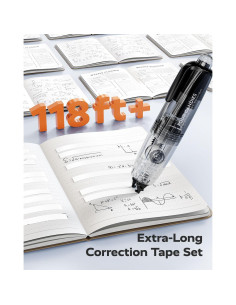 Cinta Correctora Retráctil Cuatro Caramelos 6mm 3 Recargas 2