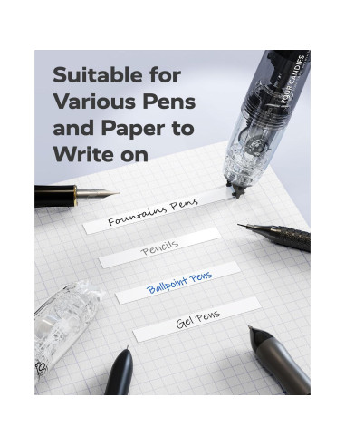 Cinta Correctora Retráctil Cuatro Caramelos 6mm 3 Recargas