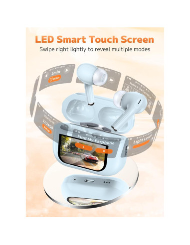 Auriculares Inalámbricos Huizhou T20 Bluetooth 5.4 con ANC