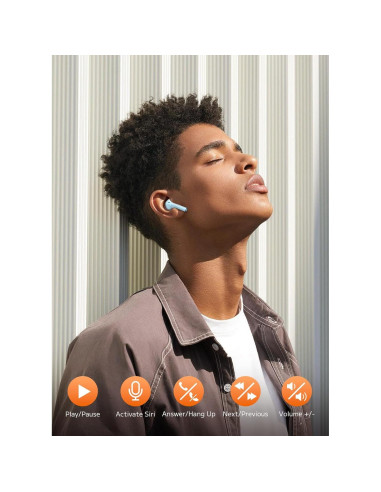 Auriculares Inalámbricos Huizhou T20 Bluetooth 5.4 con ANC