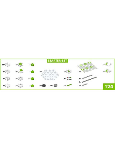 GraviTrax Set de Inicio Ravensburger | Juego STEM 122 Piezas