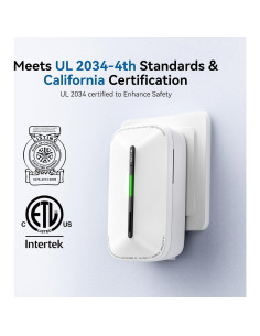 Detector de Monóxido de Carbono SITERWELL con Batería de 10 Años 2