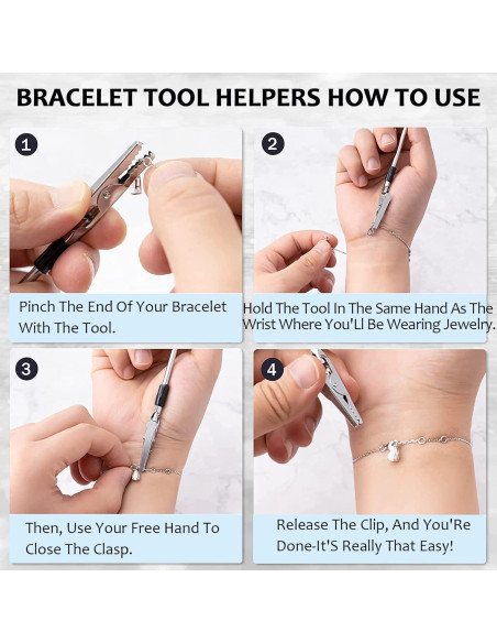 10 Pcs Pulsera de Serpiente Ajustable ZYEHXED 20 cm Plata