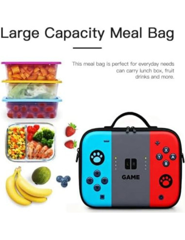 Bolsa de Almuerzo Reutilizable JWSXCFD Aislada 22x13x20cm