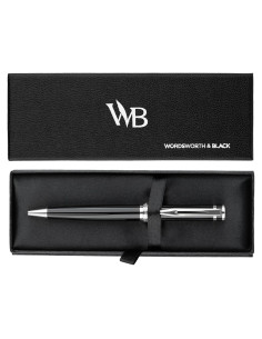 Bolígrafo de Lujo Wordsworth y Black Cromo Negro Recargable