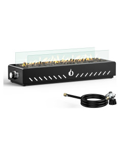 Hoguera de Gas Propano ONLYFIRE 28" para Mesa con Protector