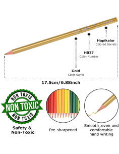 Set de 72 Lápices de Colores Hapikalor Profesionales 2
