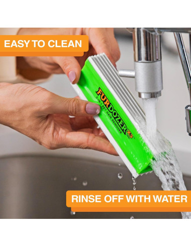 FurDozer X3 PRO Removedor de Pelo de Mascotas Verde 2 Paquete