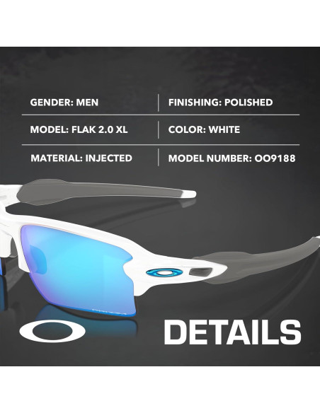 Gafas de Sol Oakley Flak 2.0 XL Rectangulares Prizm Zafiro