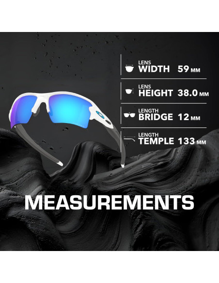 Gafas de Sol Oakley Flak 2.0 XL Rectangulares Prizm Zafiro