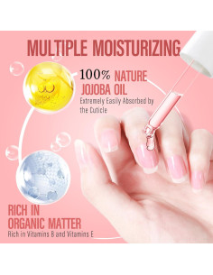 Aceite para Cutículas CHUCHU 15ml Rosa y Jojoba Hidratante 2