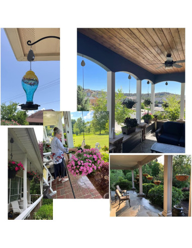 Soporte de Planta Retráctil WROSWT 6Pcs Negro 13.6kg