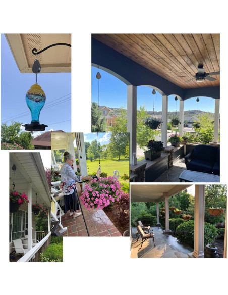 Soporte de Planta Retráctil WROSWT 6Pcs Negro 13.6kg