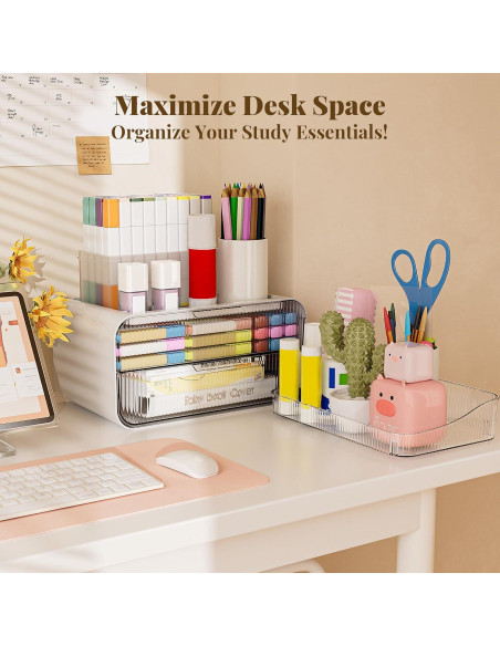 Organizador de Encimera de Baño Delamu 2 Cajones 4 Niveles