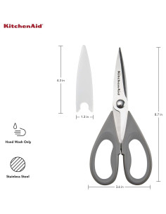 Tijeras de cocina KitchenAid 22.1 cm acero inoxidable gris 2