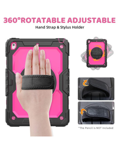 Funda Protectora Rosa BLOSOMEET para iPad 10.2 9na/8va/7ma Gen