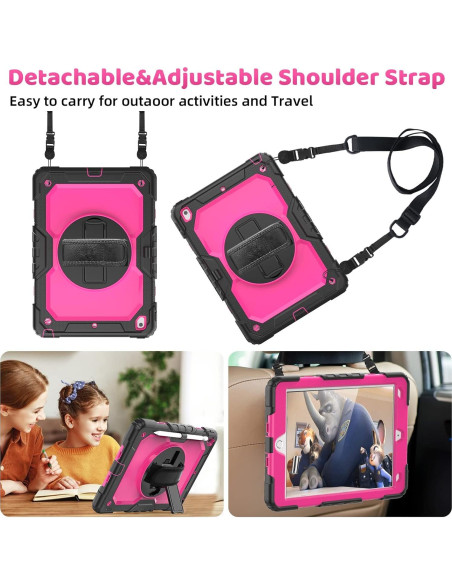 Funda Protectora Rosa BLOSOMEET para iPad 10.2 9na/8va/7ma Gen