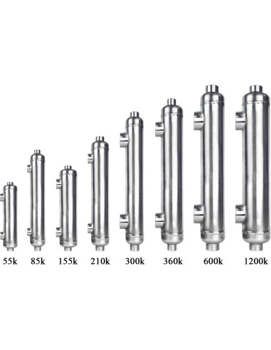Intercambiador de Calor AB SP-210K-S Acero Inoxidable 316L 210 kBtu
