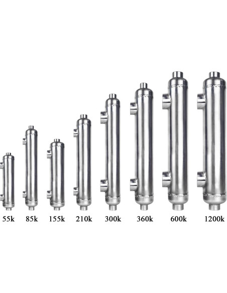 Intercambiador de Calor AB SP-210K-S Acero Inoxidable 316L 210 kBtu
