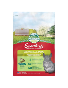 Alimento para Chinchillas Oxbow 4.54 kg - Rico en Fibra y Vitaminas