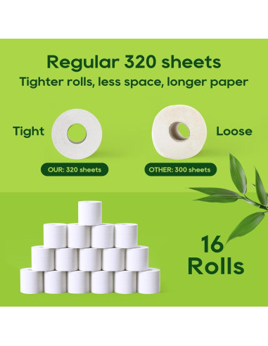 Papel Higiénico Ecológico ECOLipak de Bambú - 16 Rollos Dobles
