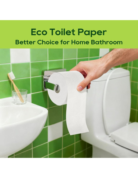 Papel Higiénico Ecológico ECOLipak de Bambú - 16 Rollos Dobles