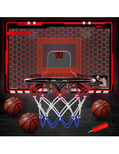 Aro de Baloncesto Interior HopeRock LED con Marcador 45.72 cm 2