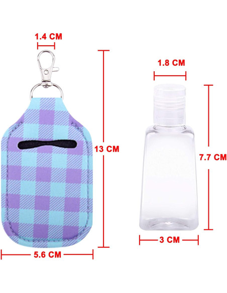 Set Duufin 40 Soportes Llave y Botellas Viaje 30ml