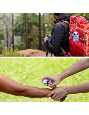 Set Duufin 40 Soportes Llave y Botellas Viaje 30ml