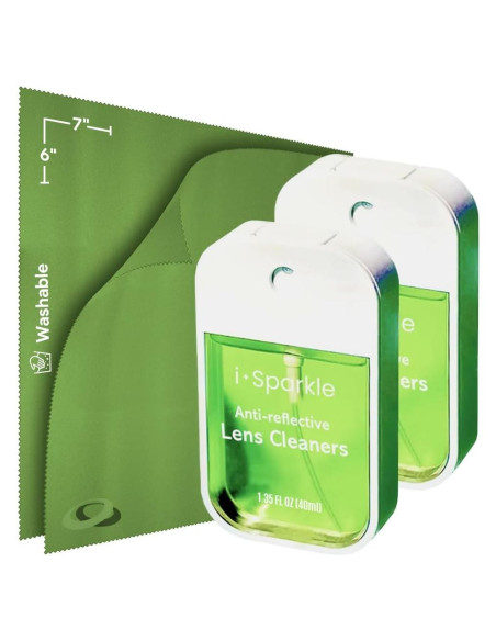 Kit de Limpieza de Gafas OPTIPAK 2x39.1ml Spray + 2 Paños