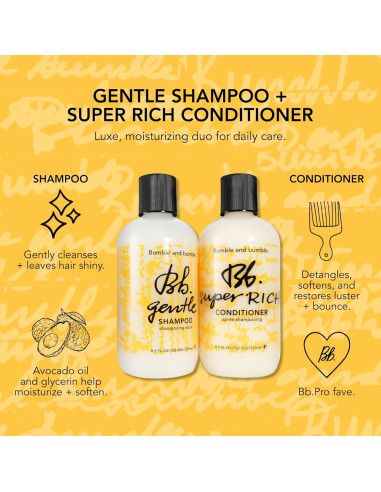 Champú Suave Bumble and bumble 1000 ml Hidratante Brillo