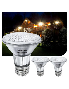 Bombillas Halógenas PAR20 Lachesan 39W E26 2800K 2 Pcs