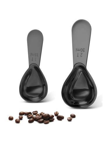 Juego de cucharas medidoras de acero inoxidable Safring 2 piezas