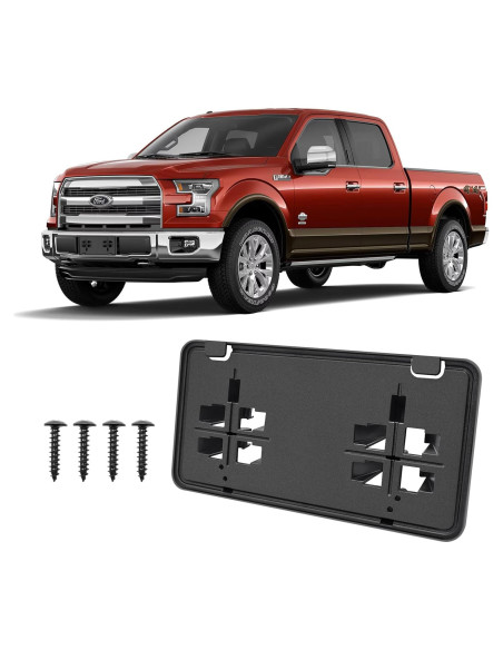 Marco de Placa de Licencia Frontal GZSH para F150 2015-2017