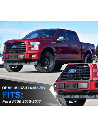 Marco de Placa de Licencia Frontal GZSH para F150 2015-2017