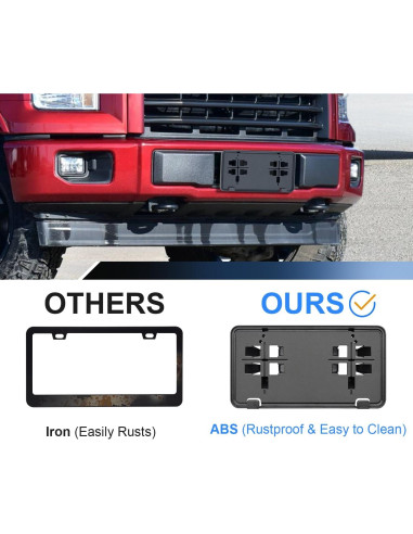 Marco de Placa de Licencia Frontal GZSH para F150 2015-2017