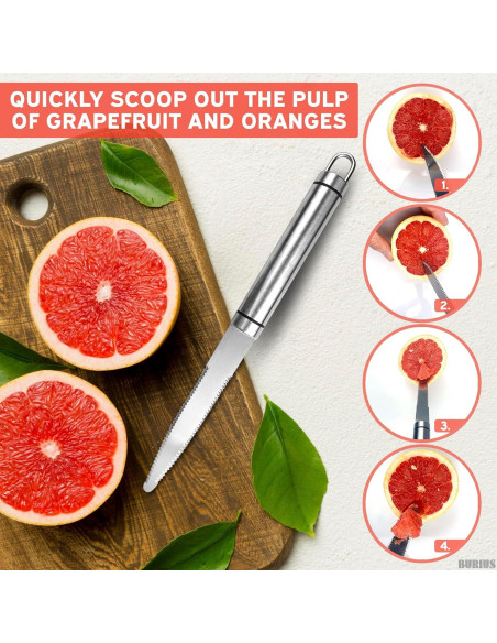Cuchillo de Pomelo BURIUS de Acero Inoxidable 20.32 cm