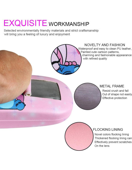 Estuche de Gafas ADBGV con Paño y Accesorios - Diseño Animado
