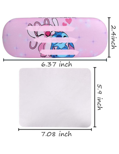 Estuche de Gafas ADBGV con Paño y Accesorios - Diseño Animado