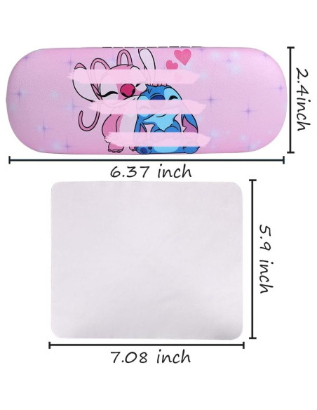 Estuche de Gafas ADBGV con Paño y Accesorios - Diseño Animado